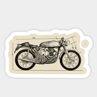 classic bike Sticker